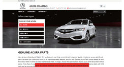 Desktop Screenshot of acuracolumbusparts.com